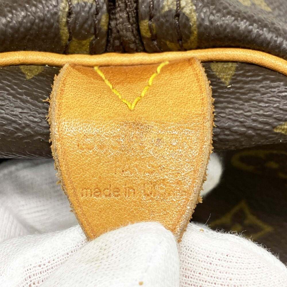 LOUIS VUITTON Brown Monogram Keepall 55 Boston Bag - Picture 5 of 14